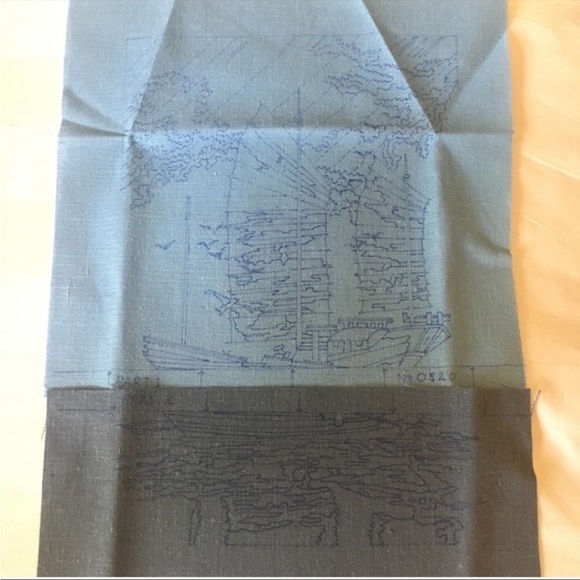 PARAGON NEEDLECRAFT Stitchery Kit Oriental Junk Boat Wall Hanging - Picture 4 of 9